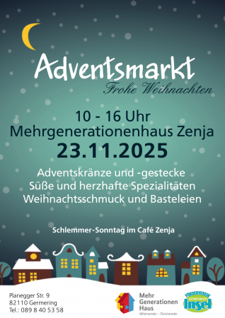 Adventsmarkt im Zenja